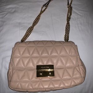 Authentic Michael Kors quilted crossbody